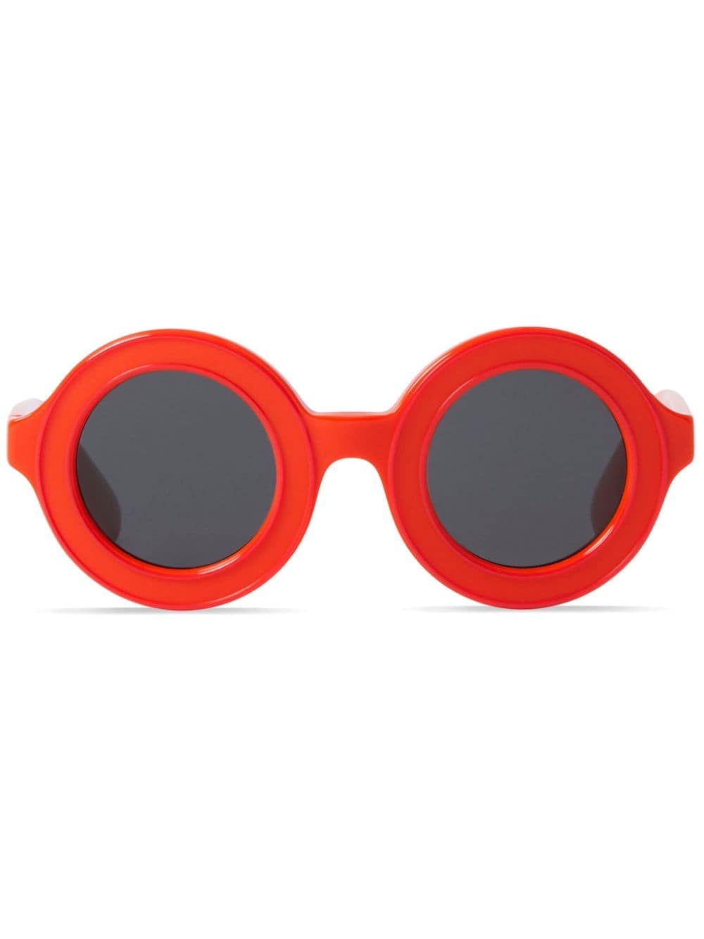 round-frame logo-print sunglasses - 1