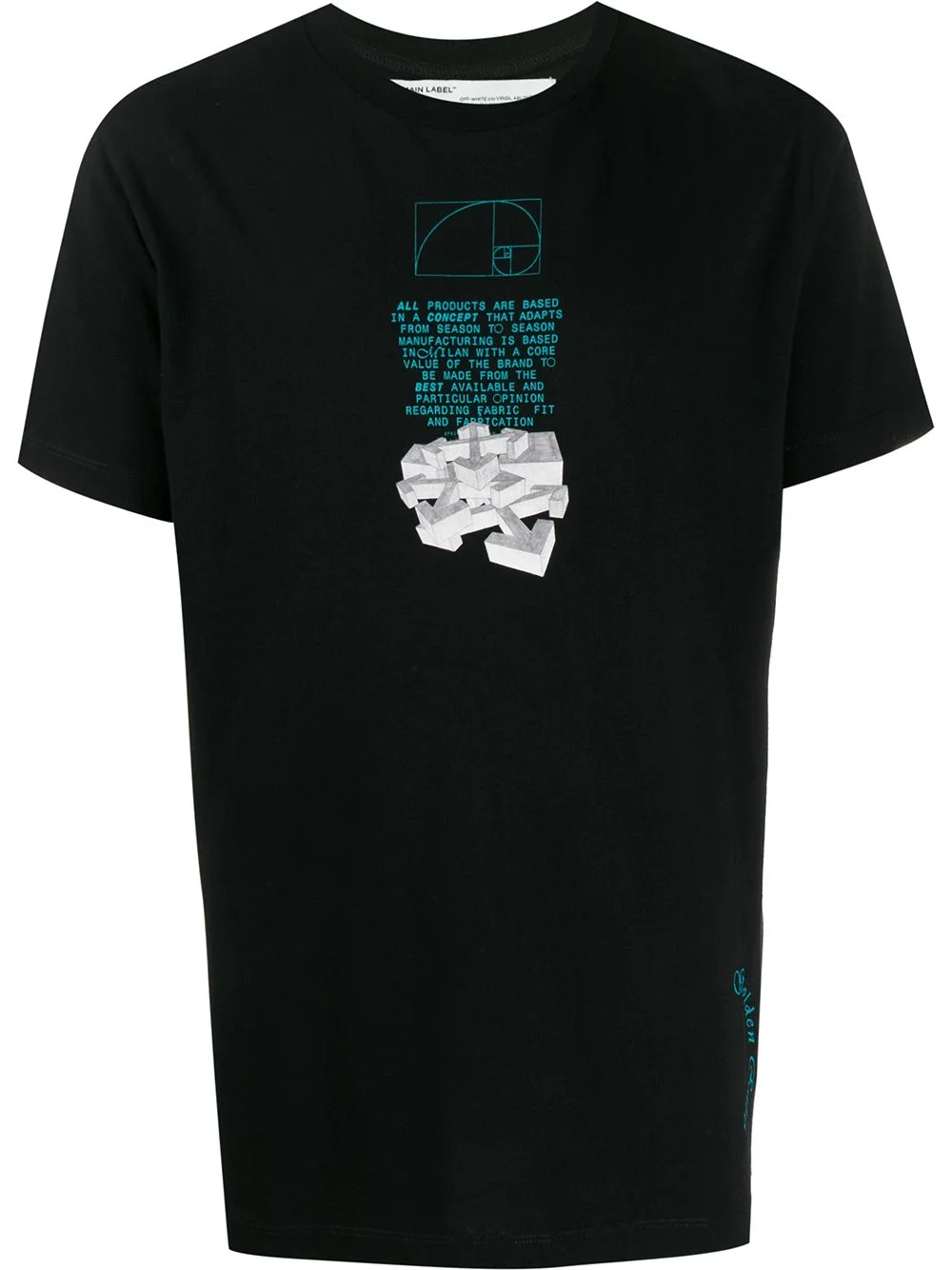 Dripping Arrows print T-shirt - 1
