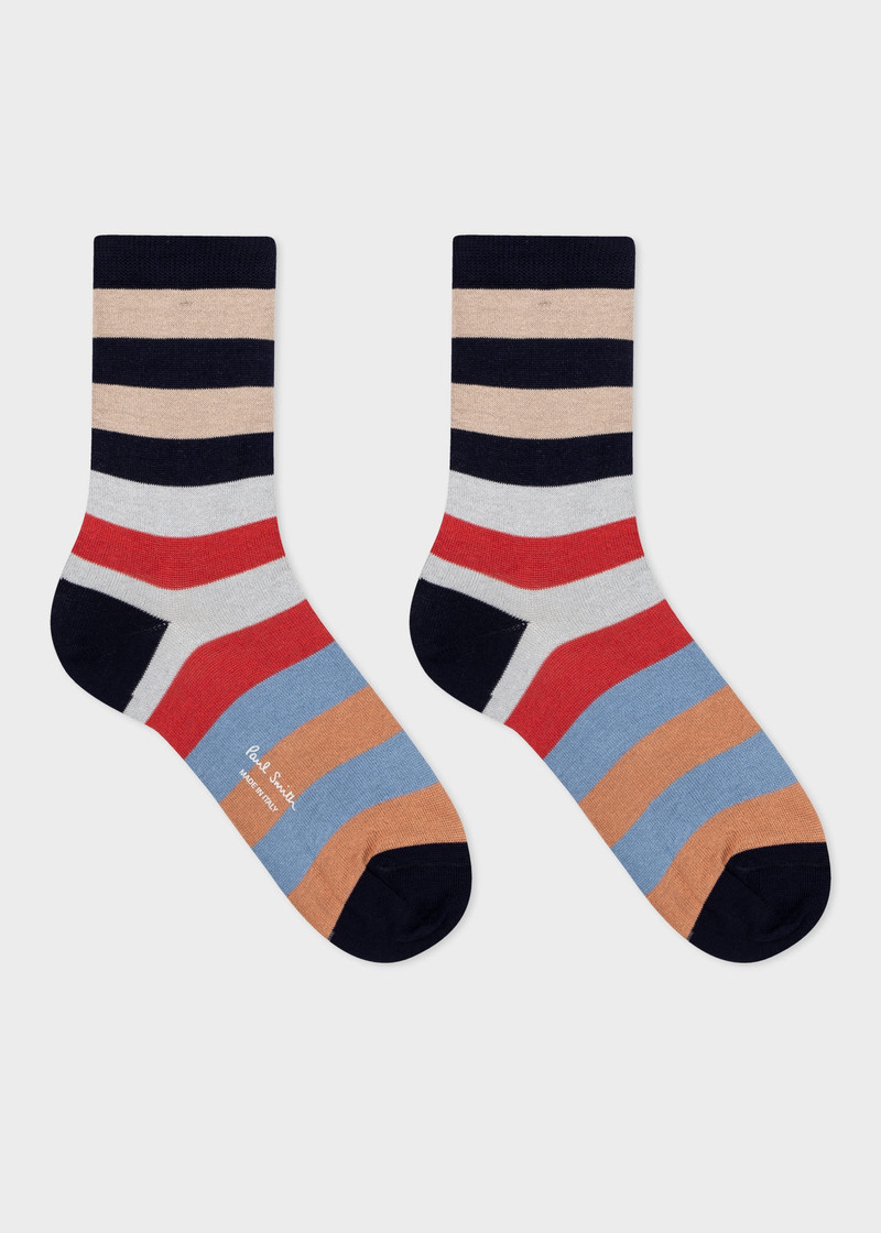 Paul Smith Stripe Organic Cotton Socks outlook