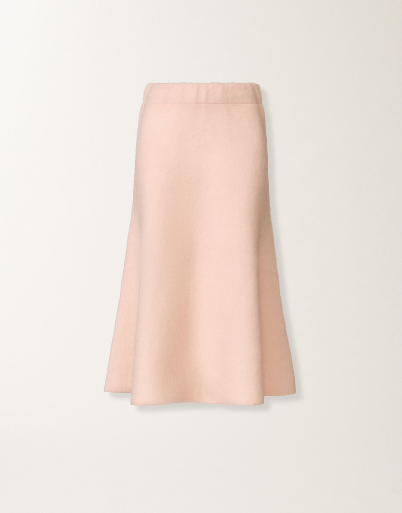 Brushed merino and mohair skirt 1