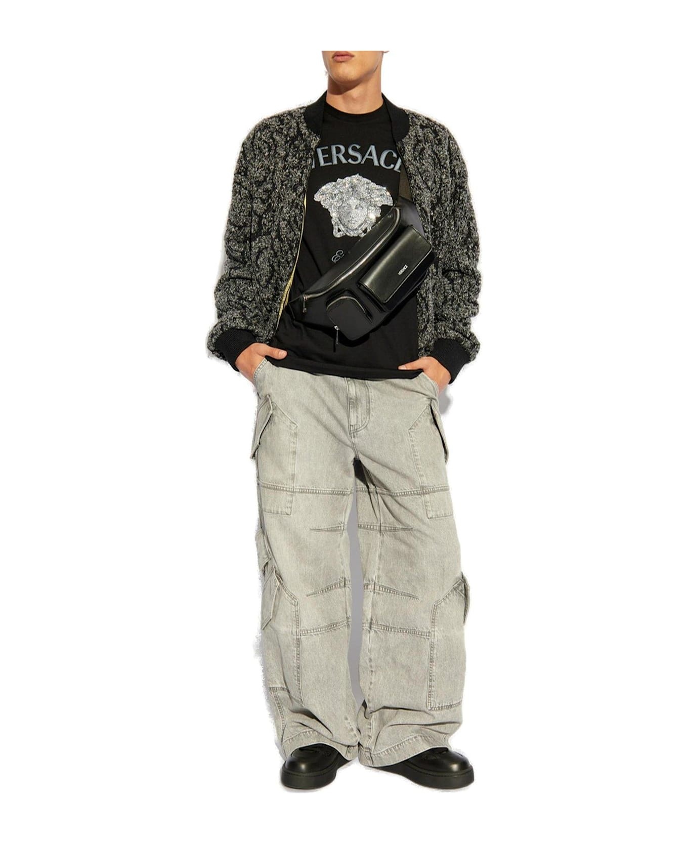 Pocket-detailed Cargo Jeans - 4
