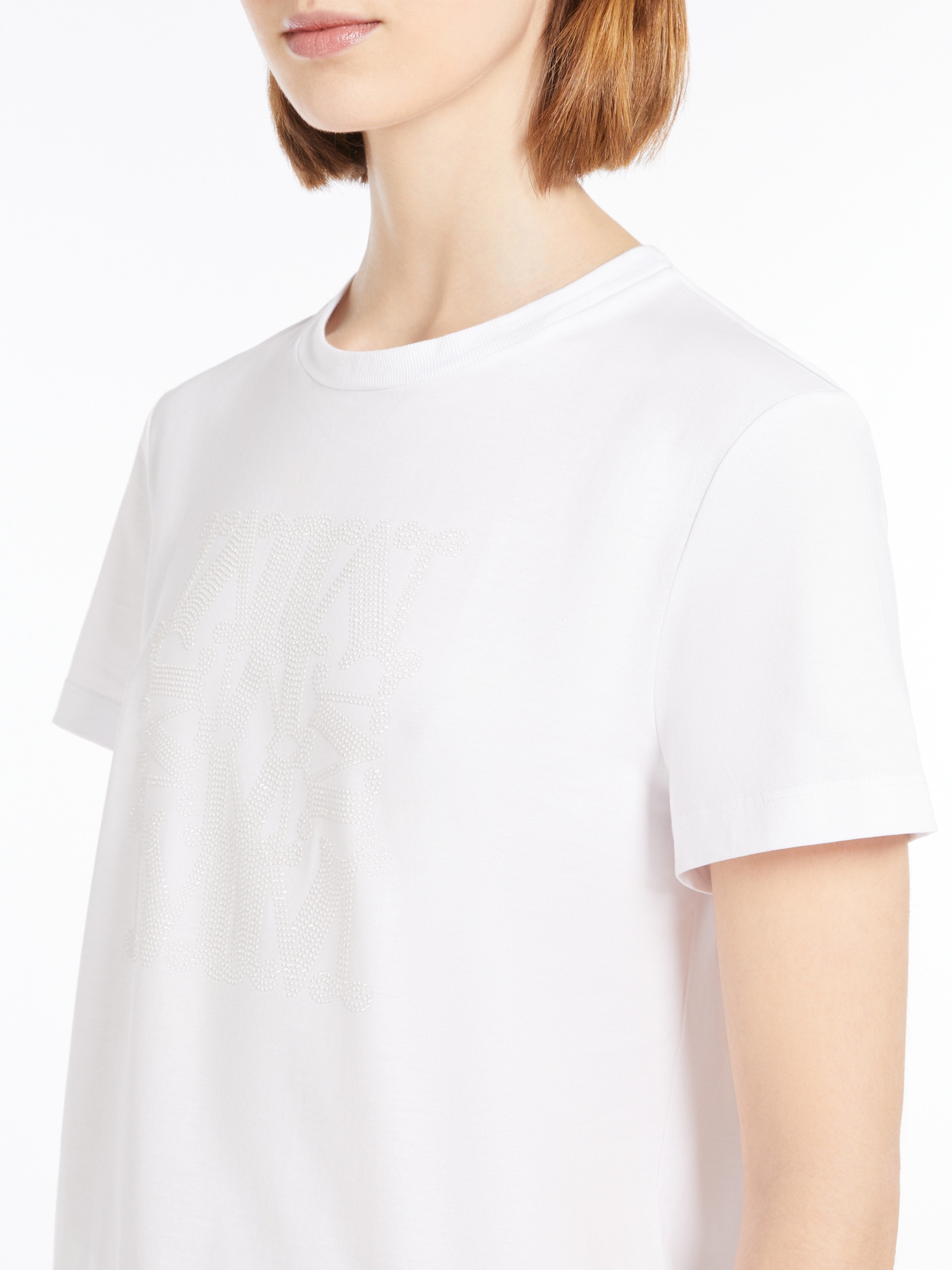 Max Mara GIOVANE MaxMarabesque コットン Tシャツ 関税送料込 MaxMarabesque cotton T-shirt, black | 