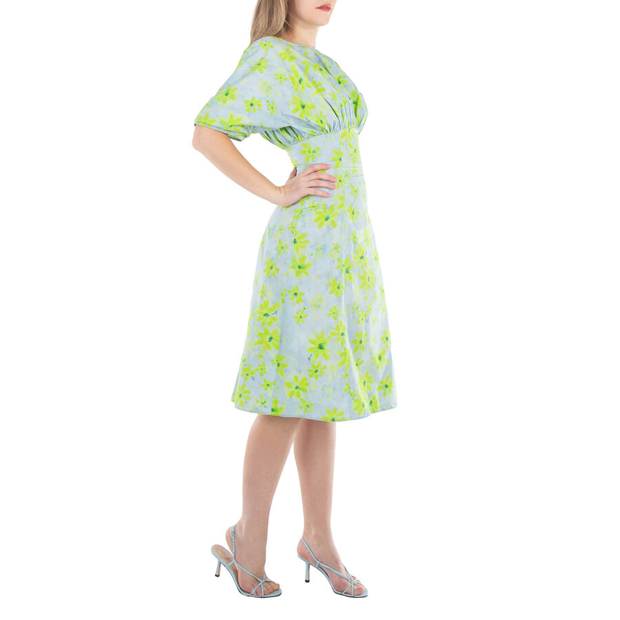 Marni Gathered Poplin Midi Dress - 2
