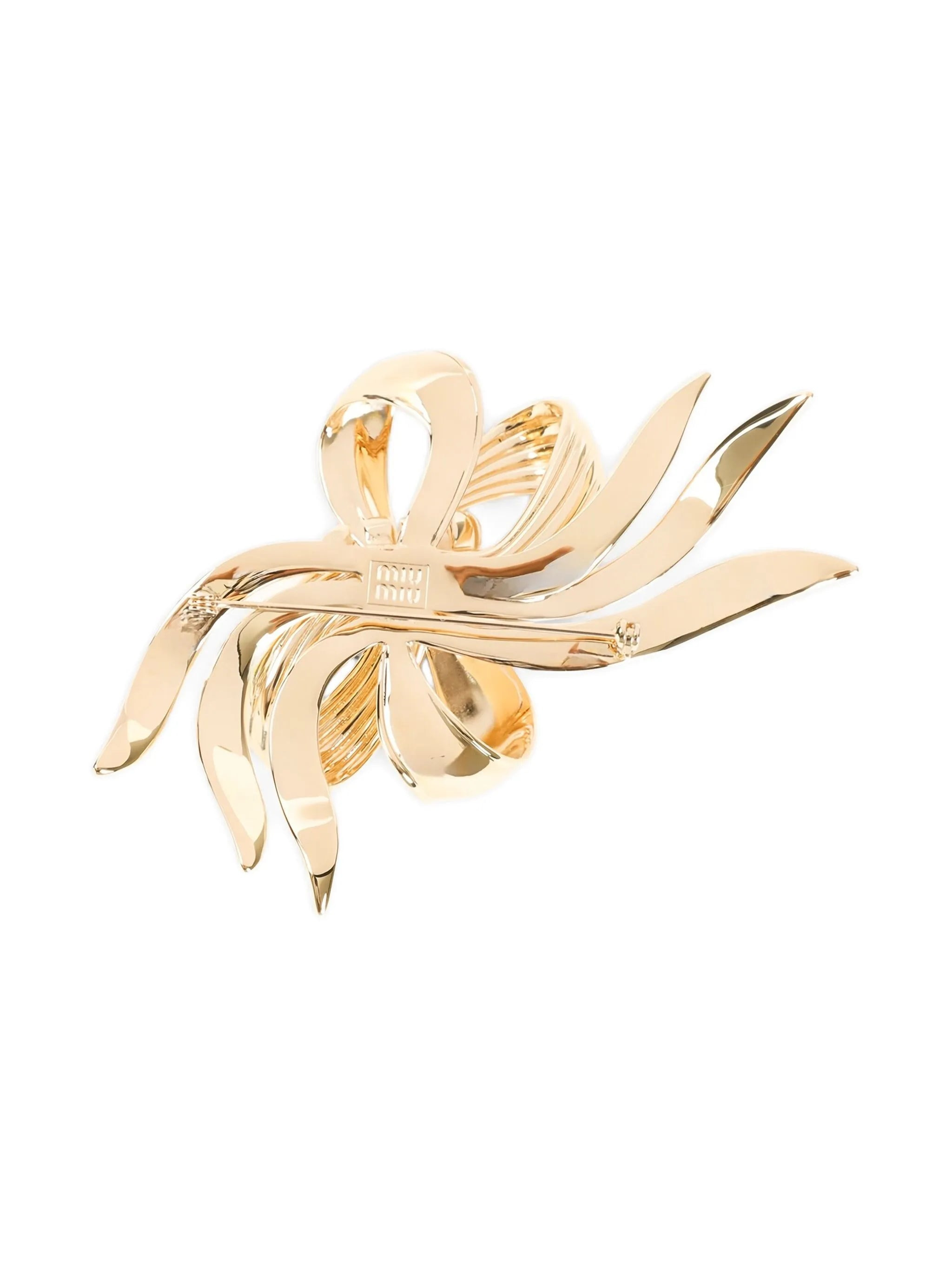 Miu Miu Bow-embellishment Brooch - 3