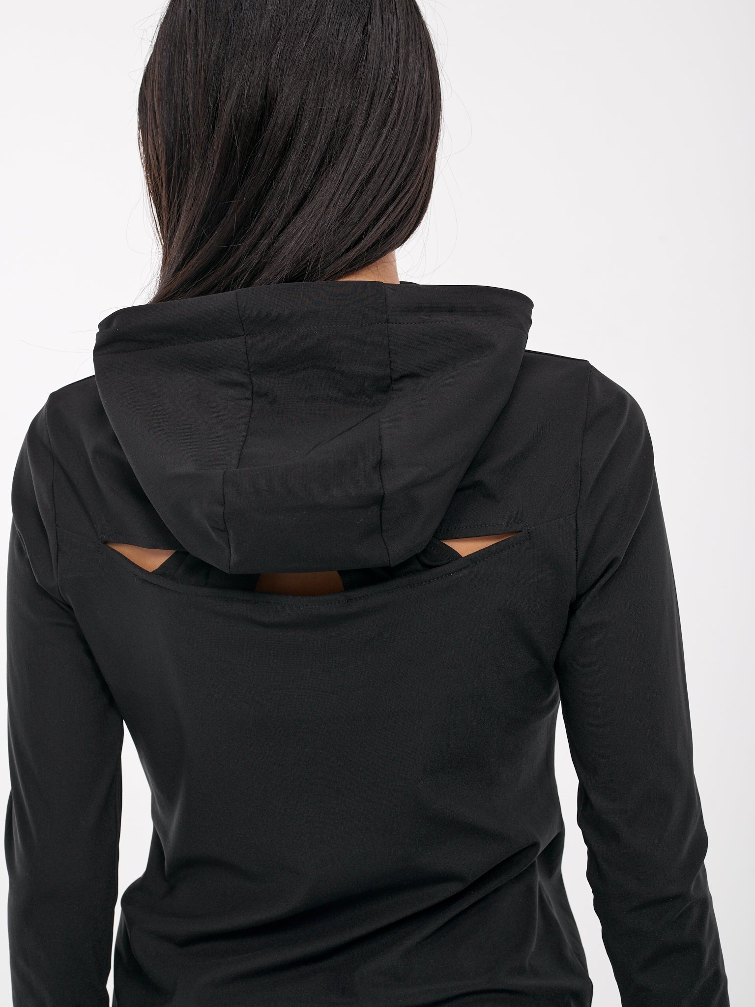 Cut-Out Quarter Zip Hoodie - 5
