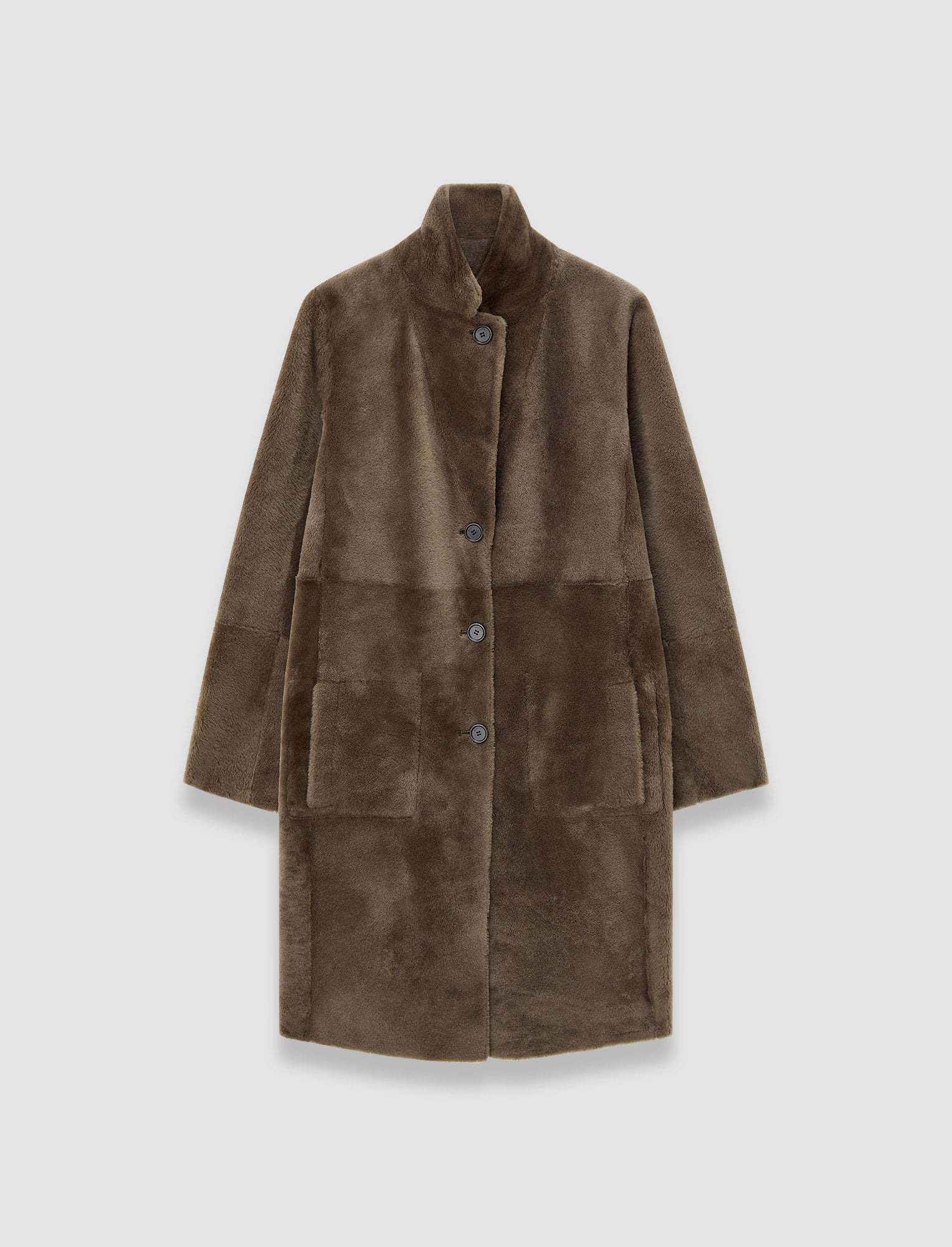Britanny Reversible Soft Shearling Coat - 7