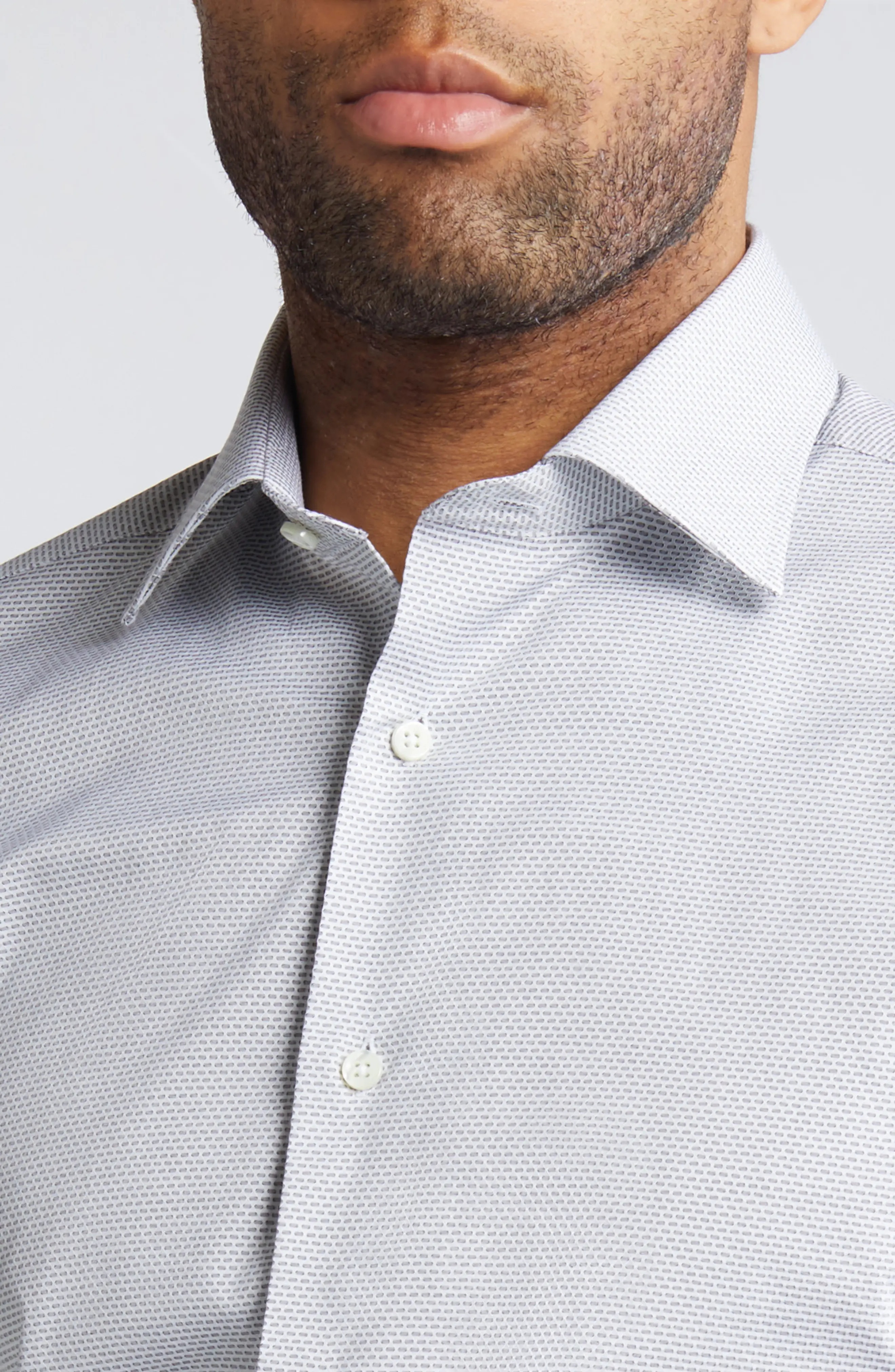 Impeccabile Pattern Cotton Dress Shirt - 2