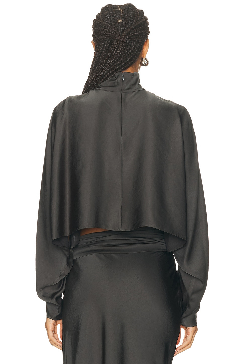 Lightweight Satin Caftan Top - 3