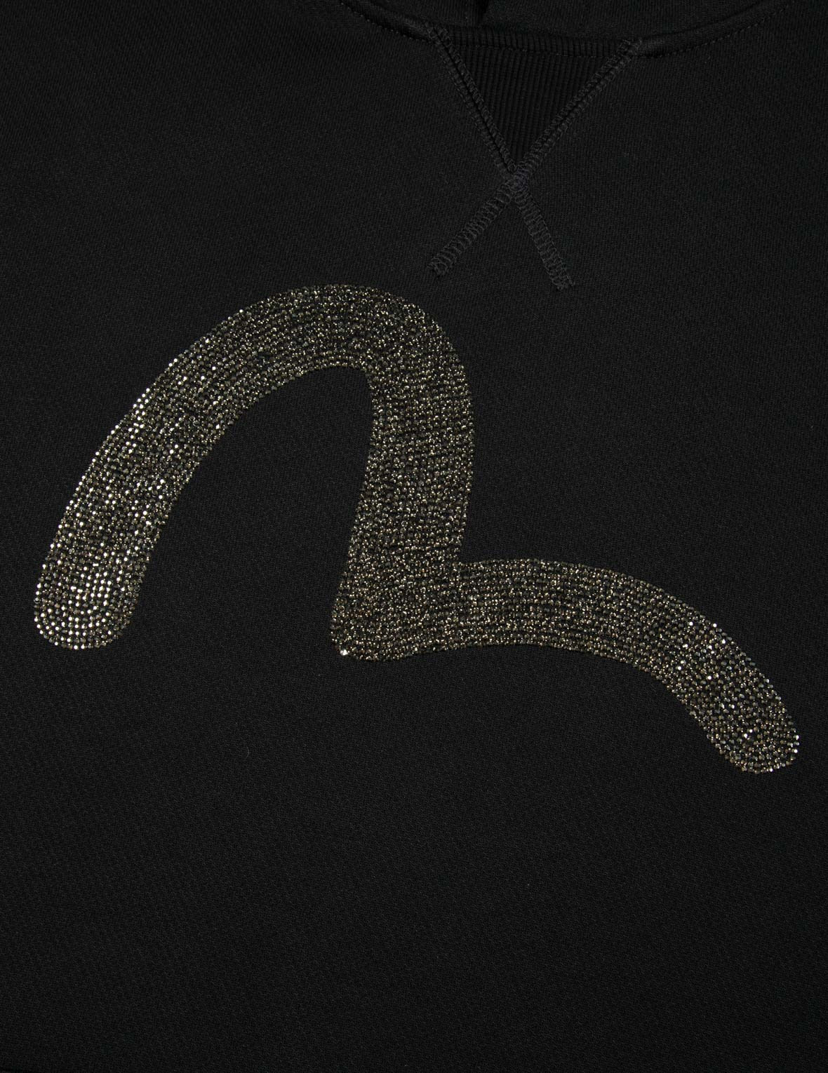 RHINESTONE SEAGULL RELAX FIT HOODIE - 12