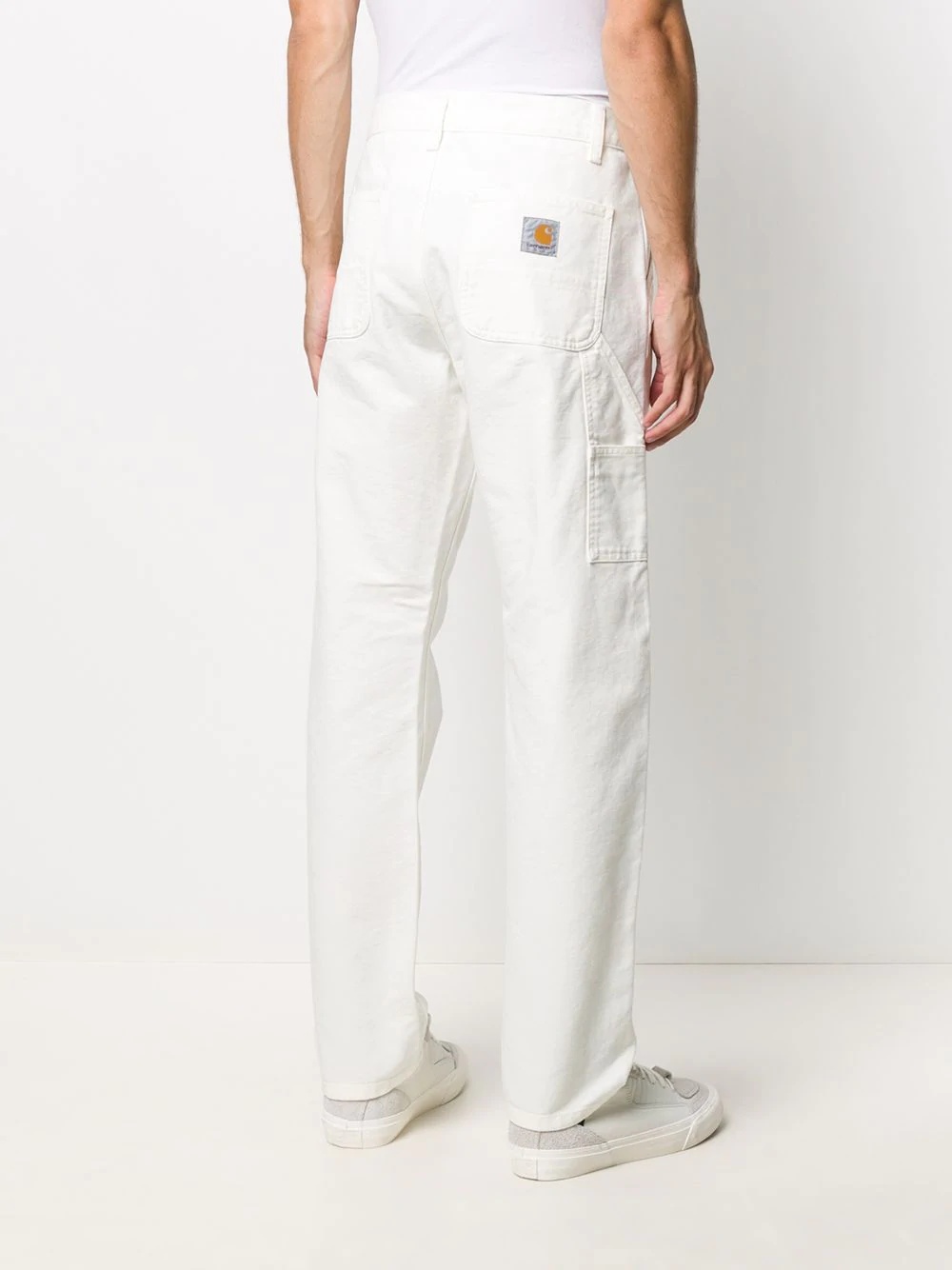 mid-rise straight trousers - 4