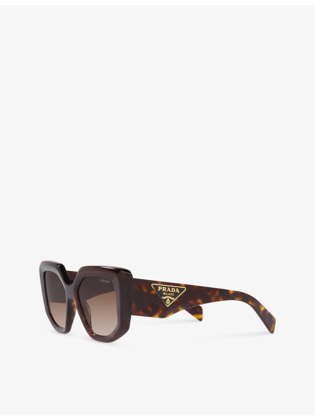 PR 14ZS irregular-frame tortoiseshell acetate sunglasses - 4