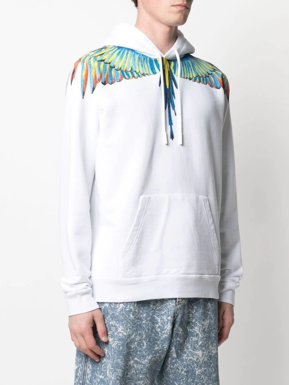 Wings-print hoodie - 6