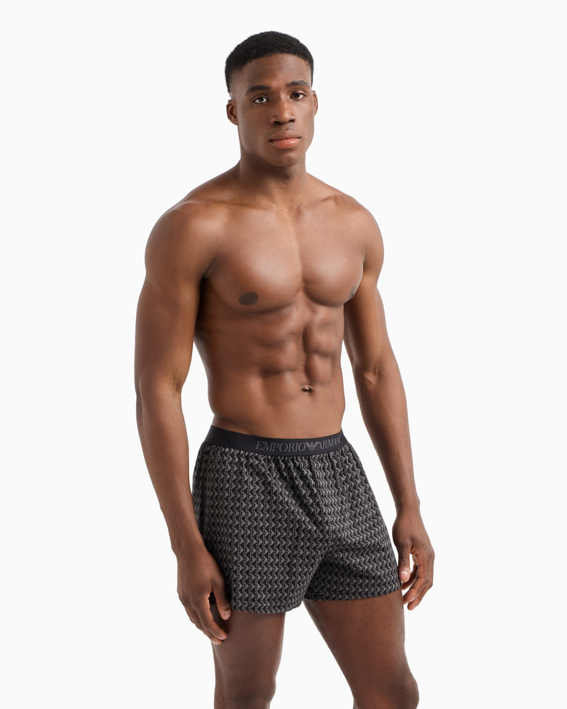 BOXERS WITH MIXED PATTERN PRINT 2