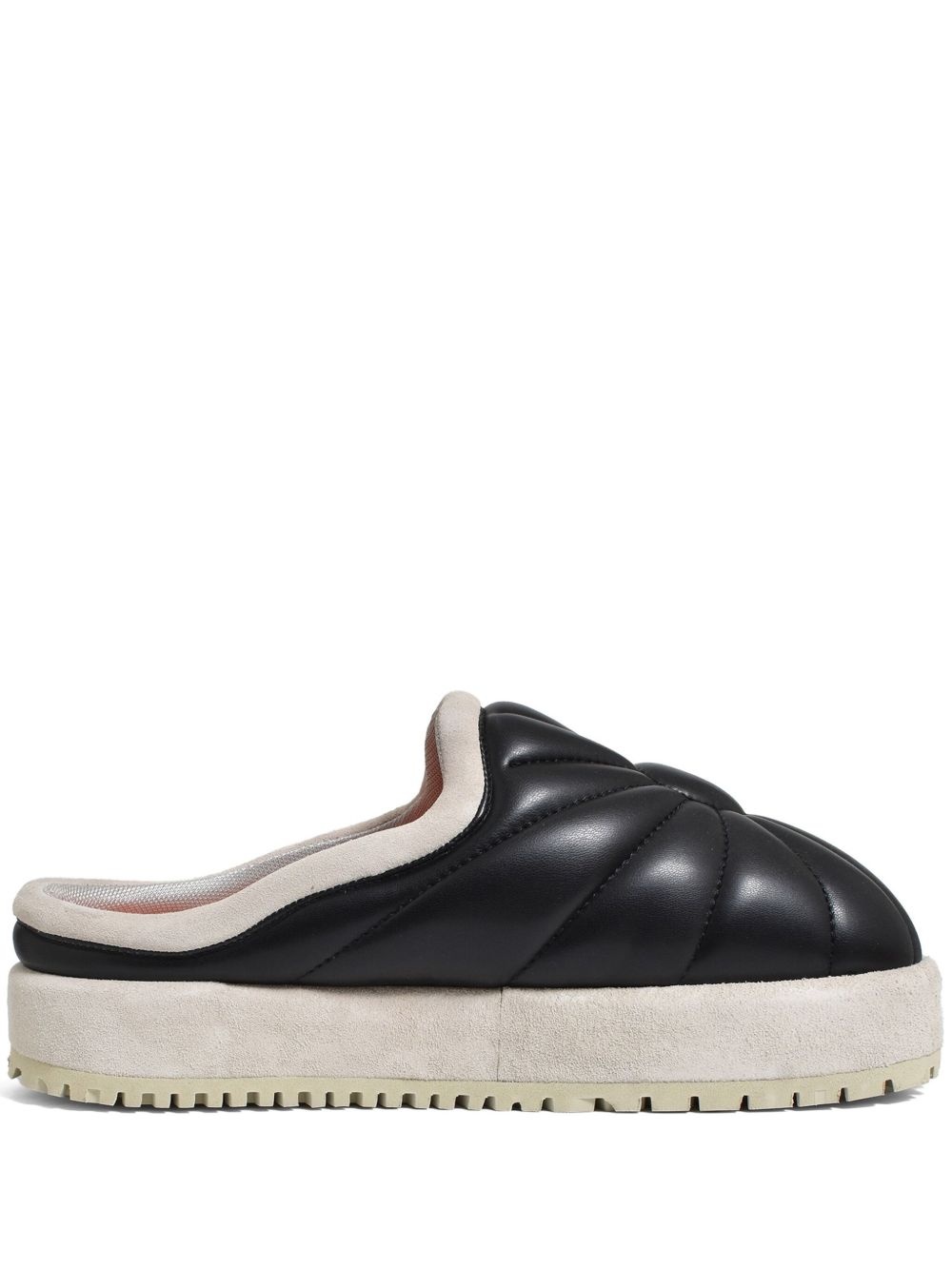 embroidery leather slippers - 1