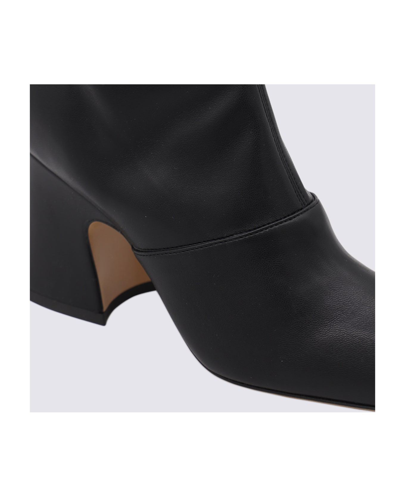 Black Leather Boots - 4