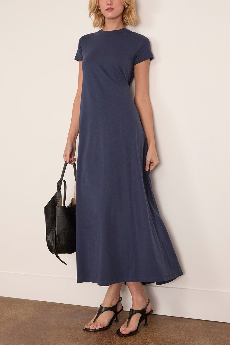 Proenza Schouler Noelle Dress in Dark Ink outlook