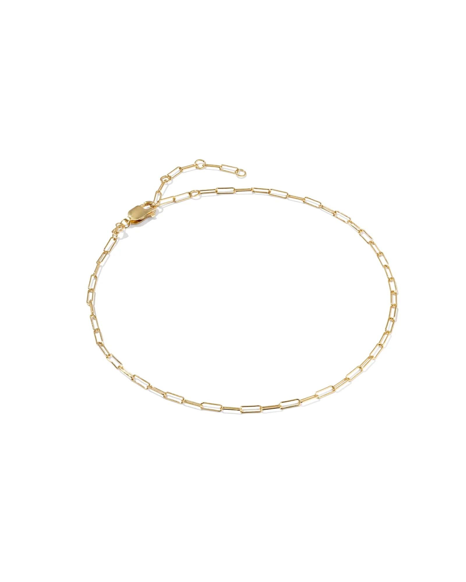 Meadow Paperclip 14k Gold-Filled Chain Anklet - 1