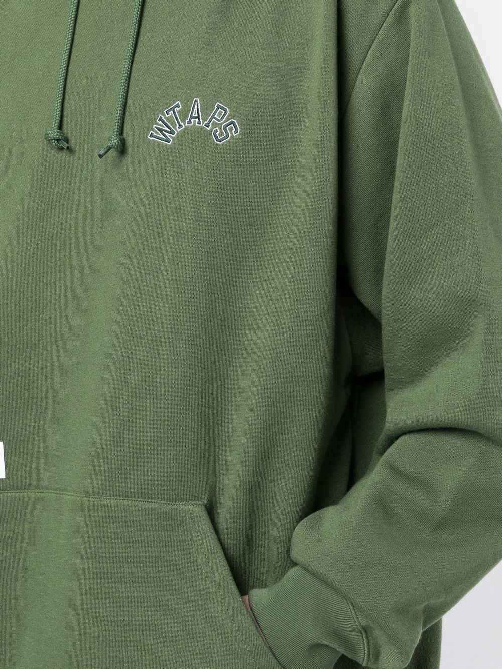 logo-print pullover hoodie - 5