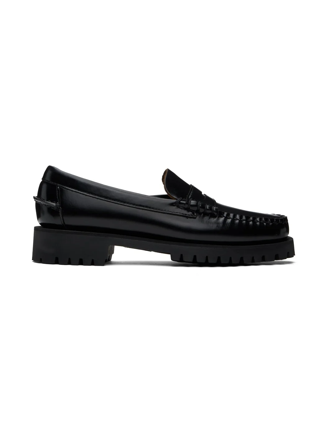 Black Dan Lug Loafers - 1