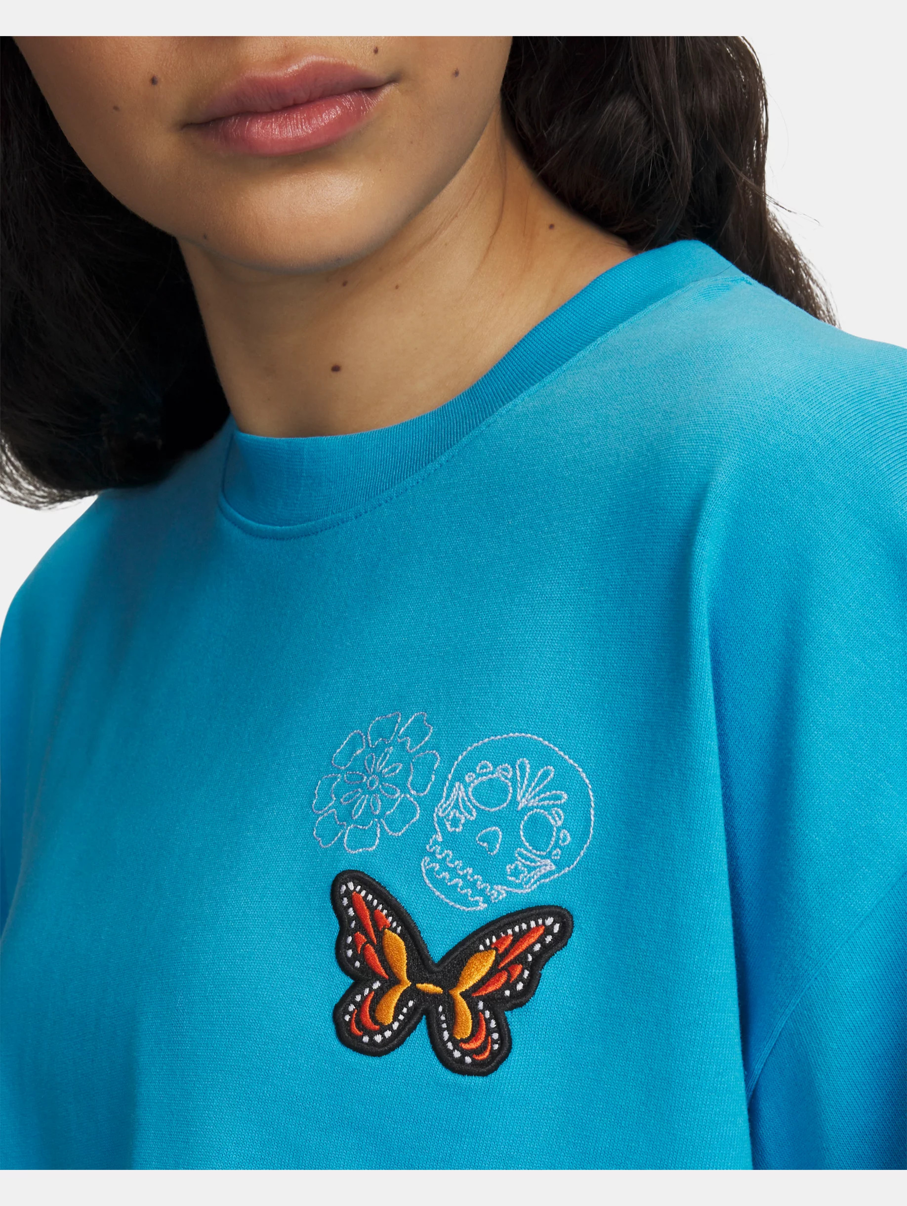 UA Icon Boxy Crop Day Of The Dead Heavyweight - 3