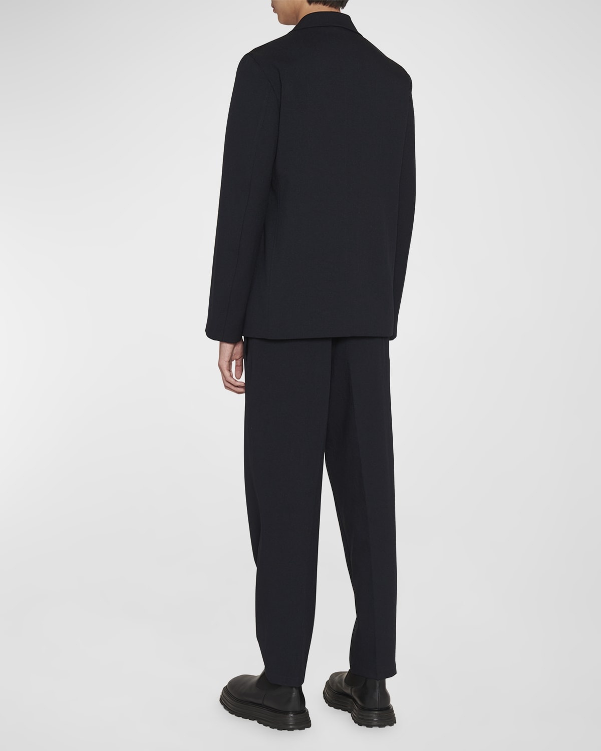 Jil Sander Men's Solid Suit Jacket | neimanmarcus | REVERSIBLE