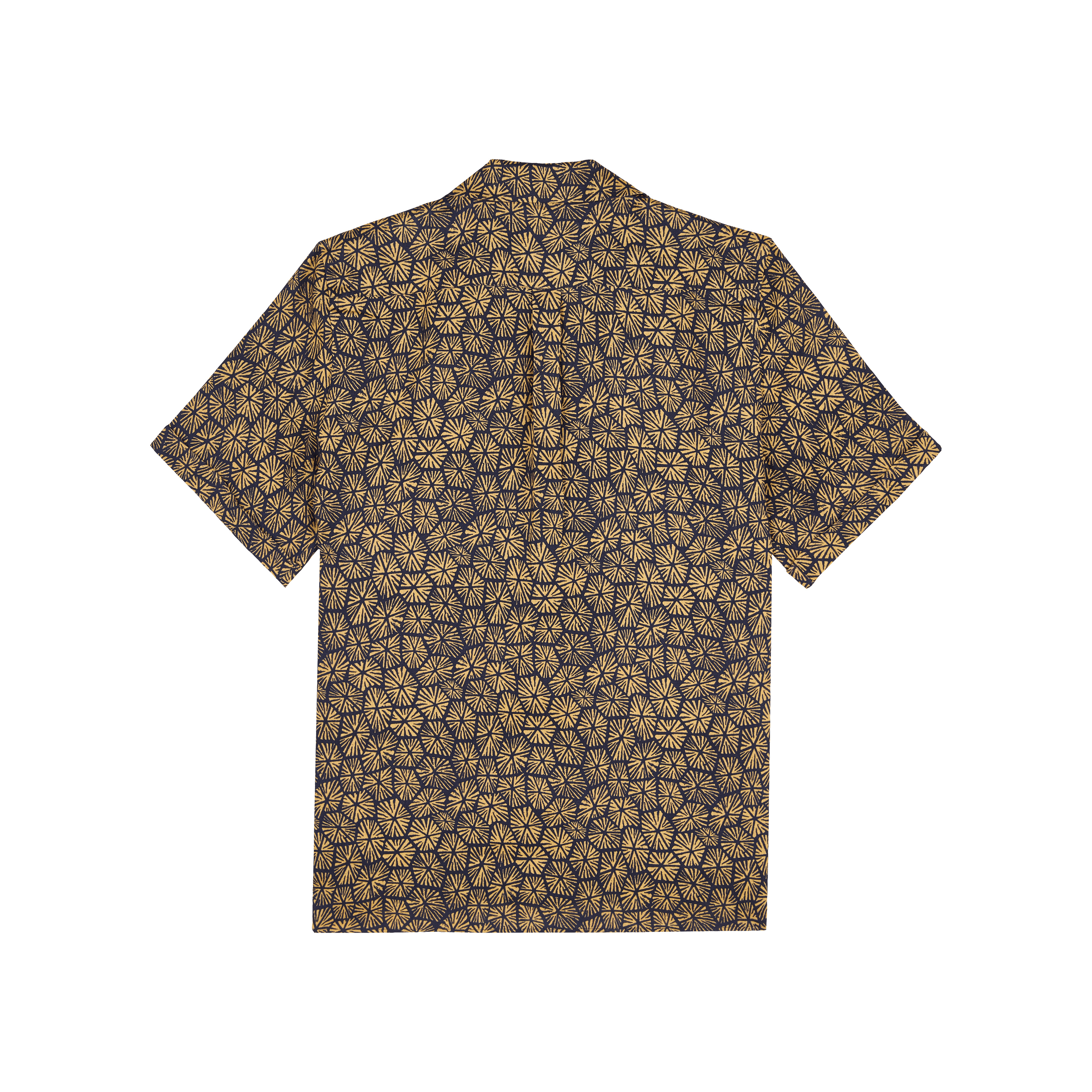 Men Linen Bowling Shirt Carapaces - 2