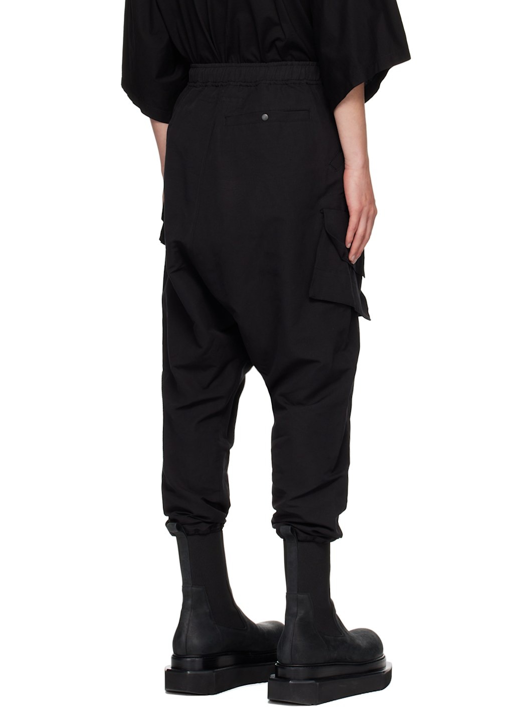 Black Bellows Pocket Track Pants - 3