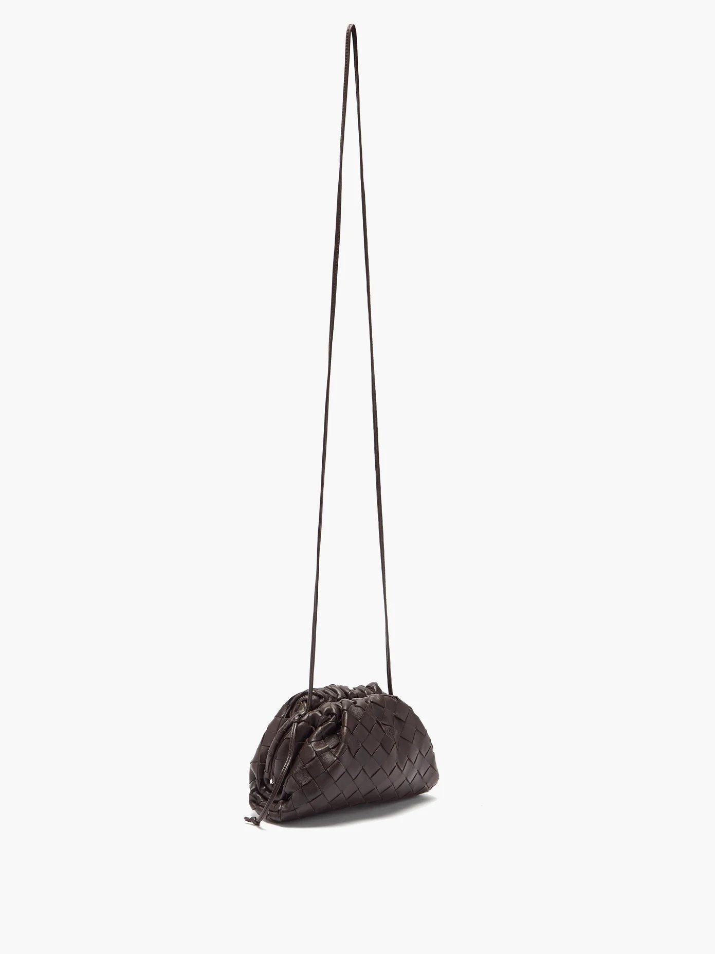 Pouch small Intrecciato-leather clutch - 4