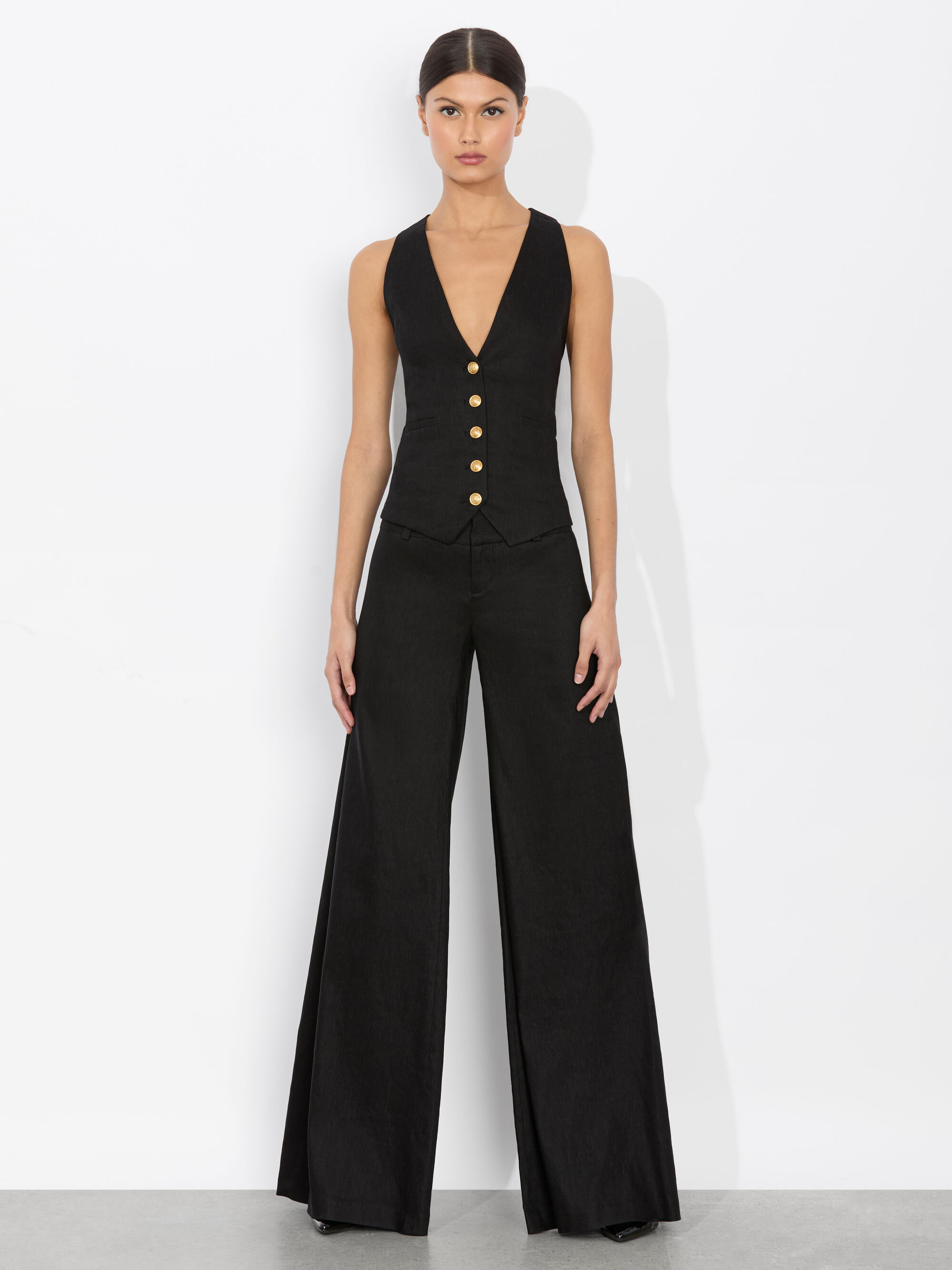 MAZIE LINEN VEST - 3