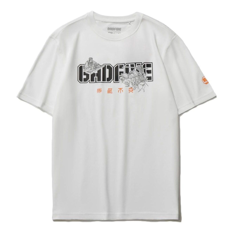 Li-Ning BadFive Cartoon Graphic T-shirt 'White' AHSR119-1 - 1