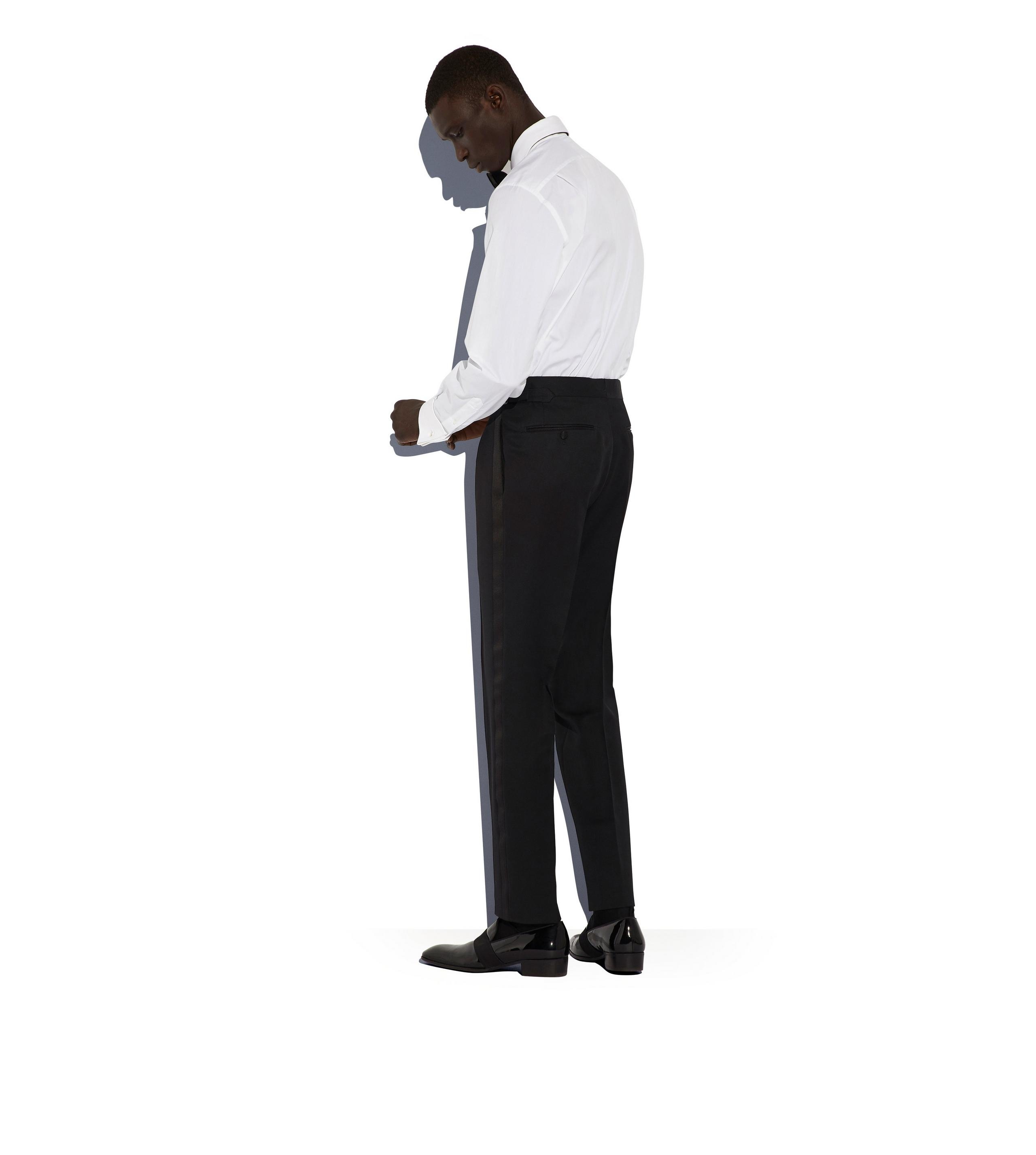BLACK MOHAIR O'CONNOR EVENING TROUSERS - 3
