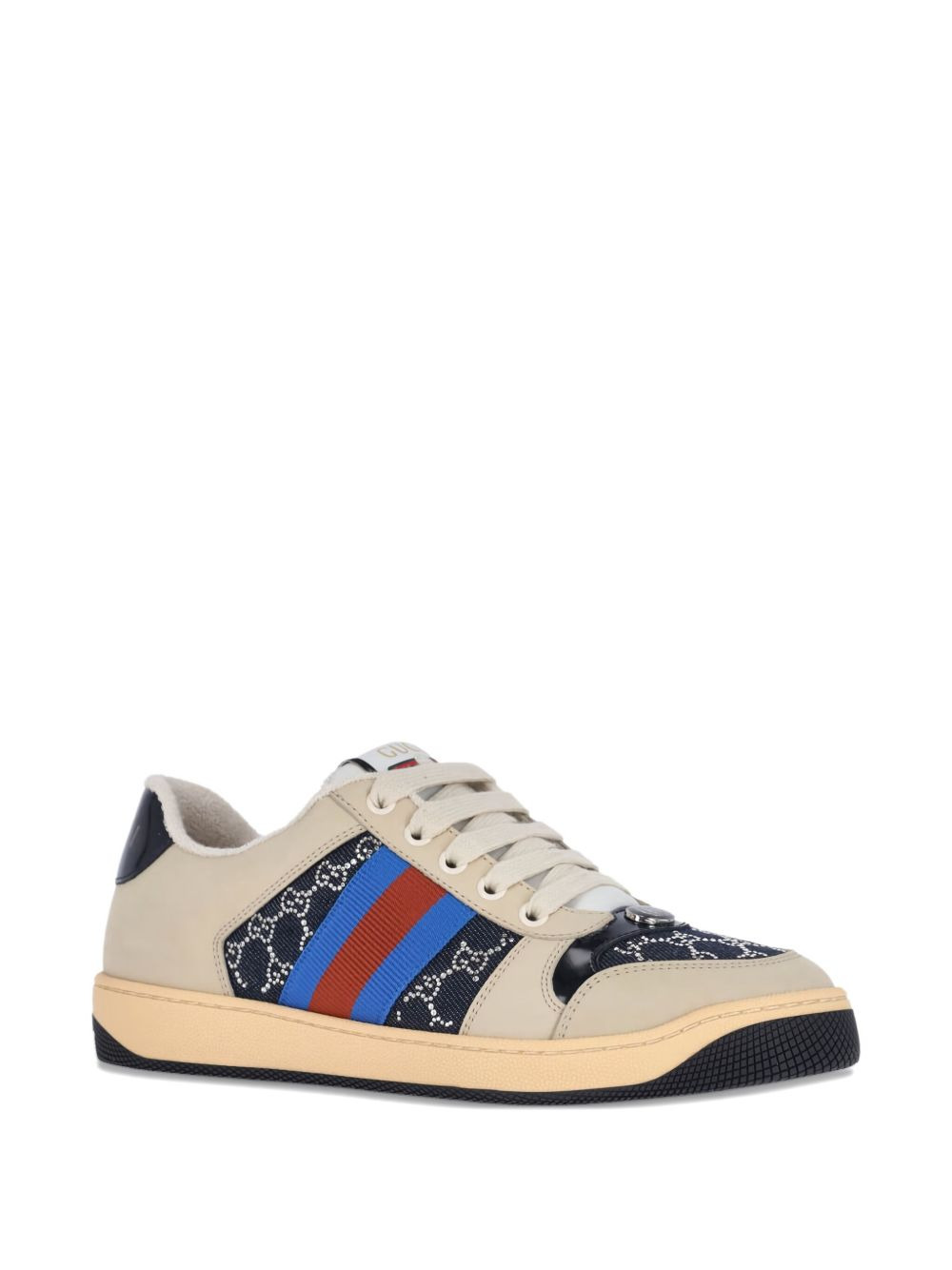 Screener logo-pattern sneakers - 2
