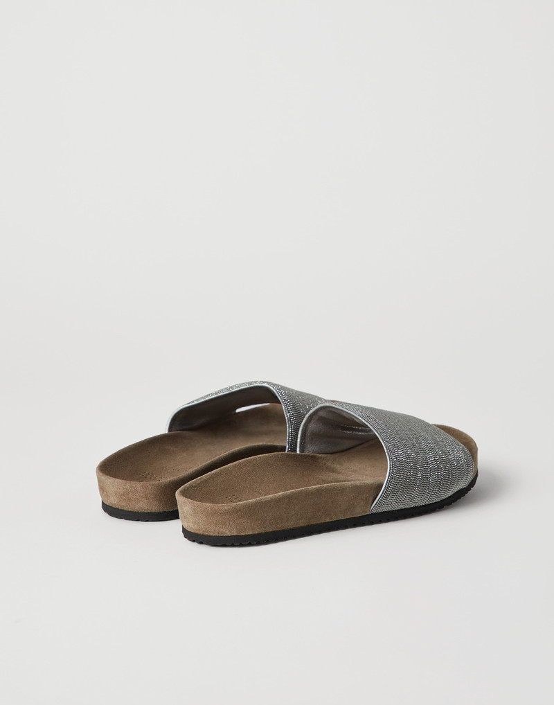 Brunello Cucinelli Suede의 Precious 슬라이드 outlook