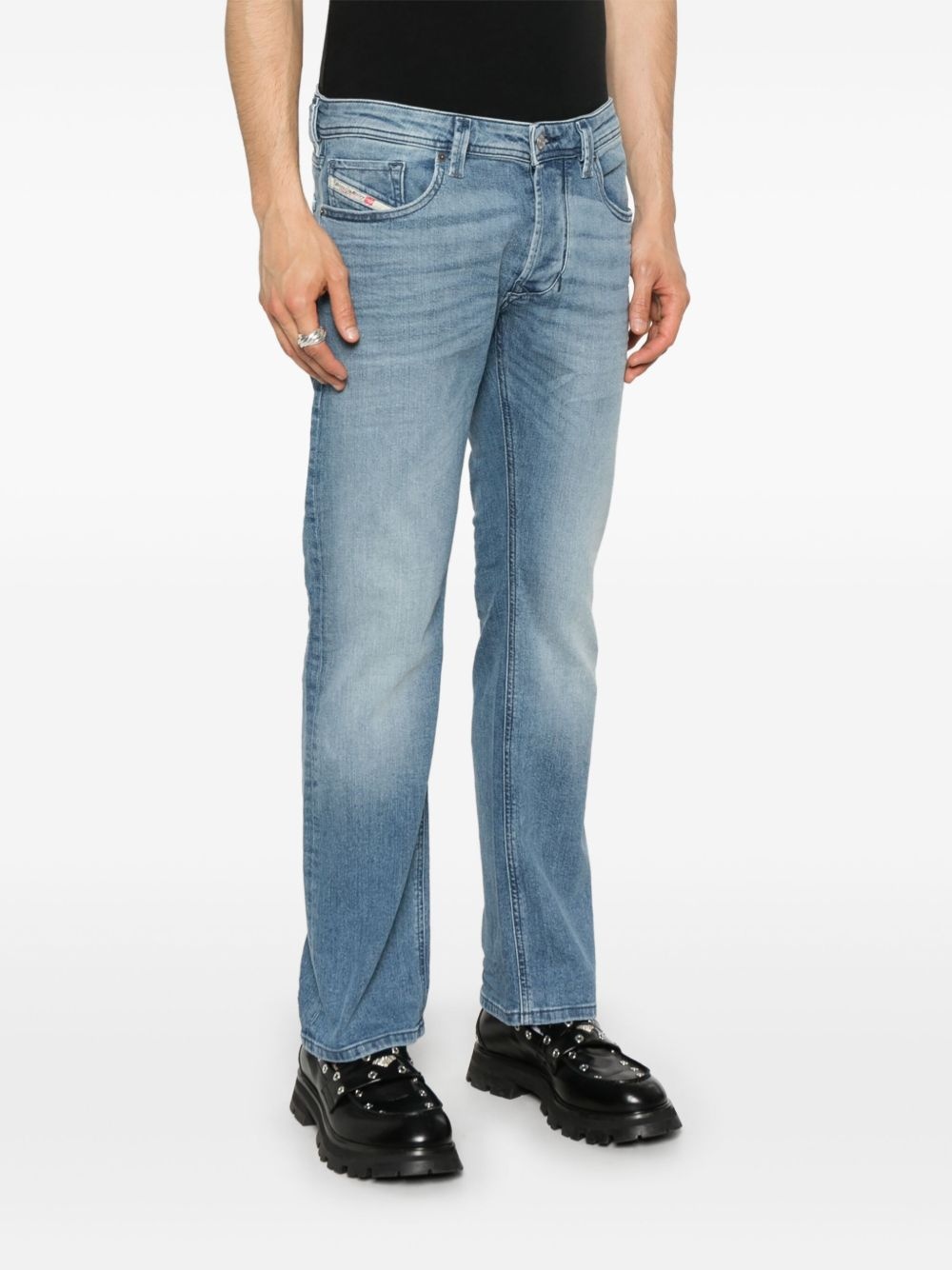 logo-patch jeans - 3