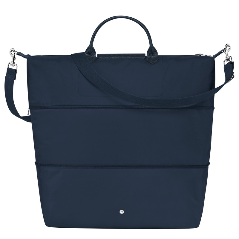 Le Pliage Green Travel bag expandable Navy - Recycled canvas 3