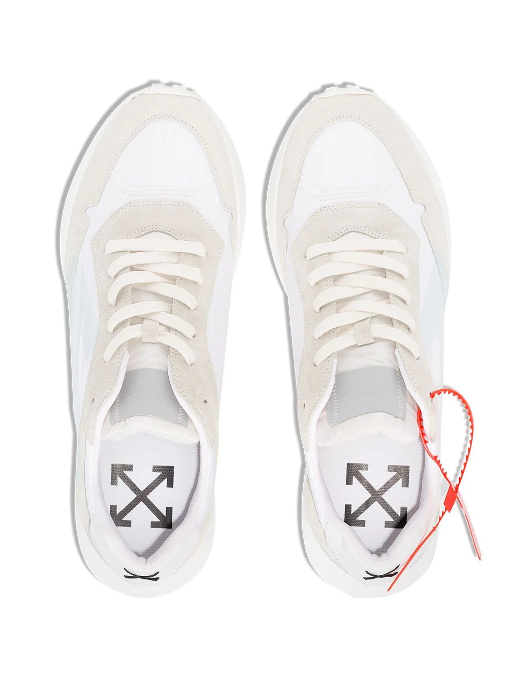 "Zip Tie" arrow low-top sneakers - 4