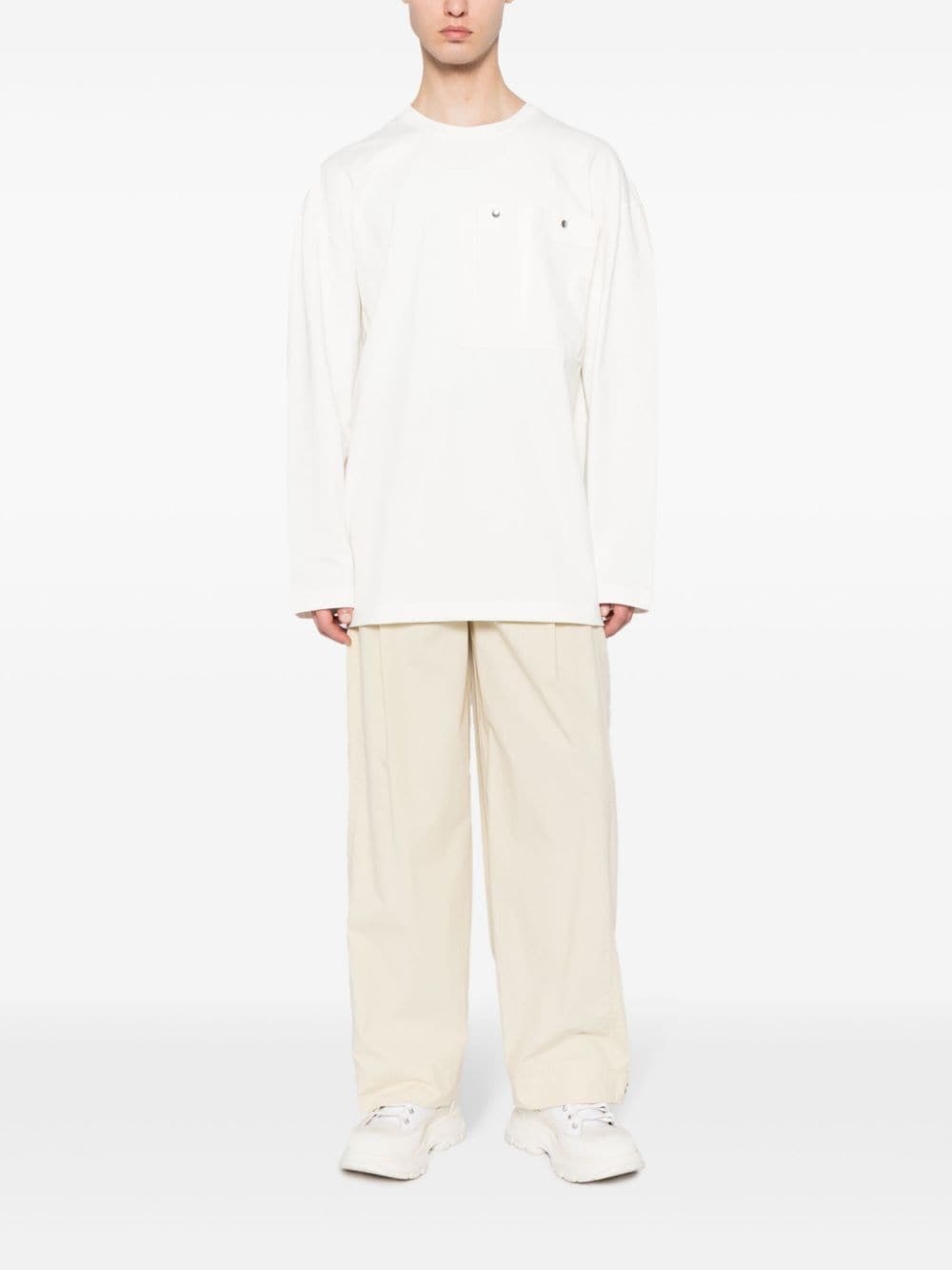 long-sleeve organic cotton T-shirt - 2