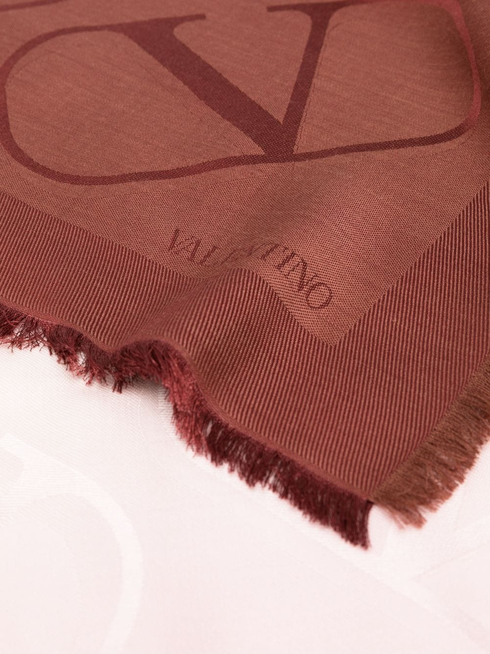 VLOGO fringed scarf - 3