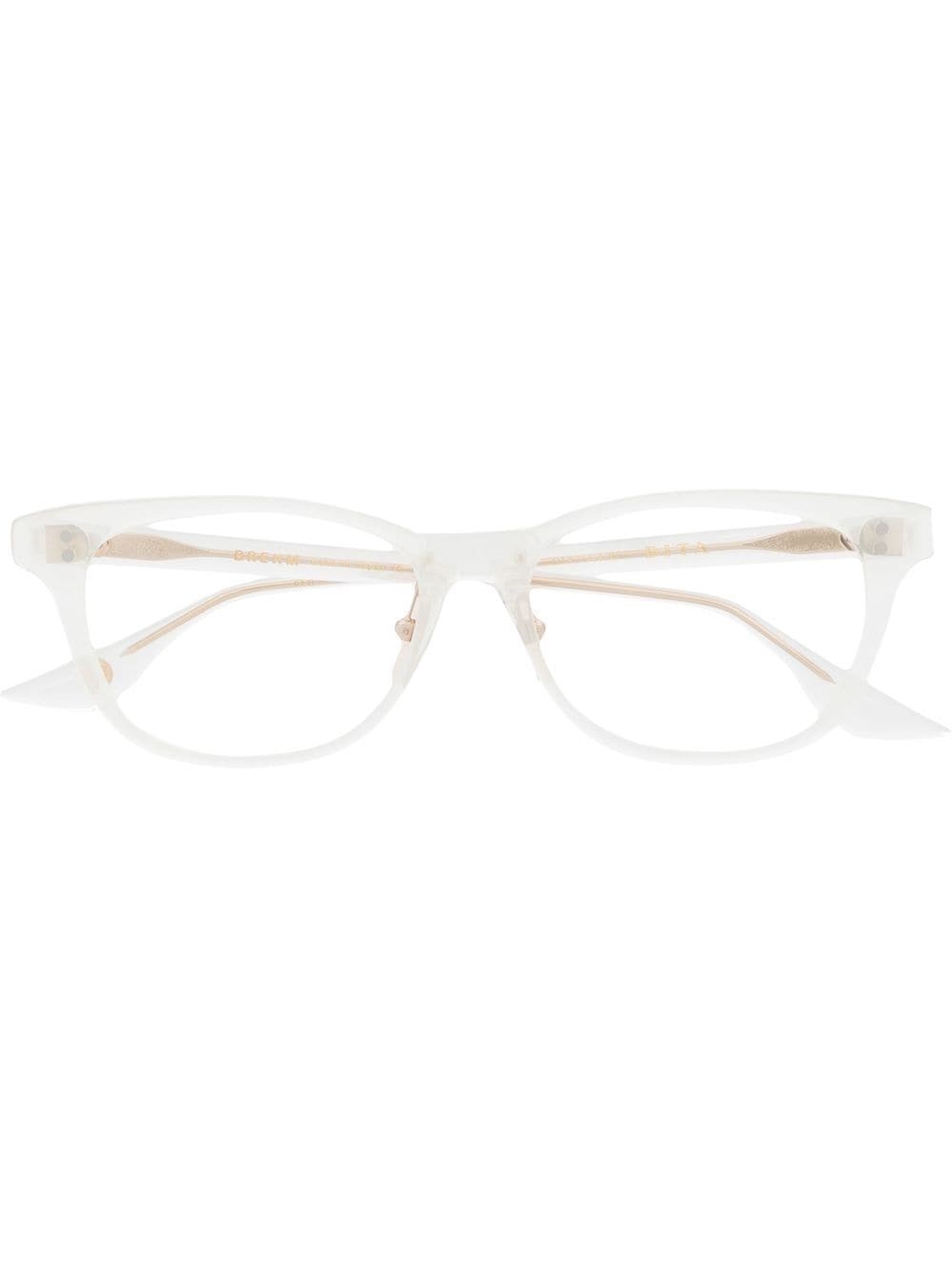 wayfarer-frame optical glasses - 1