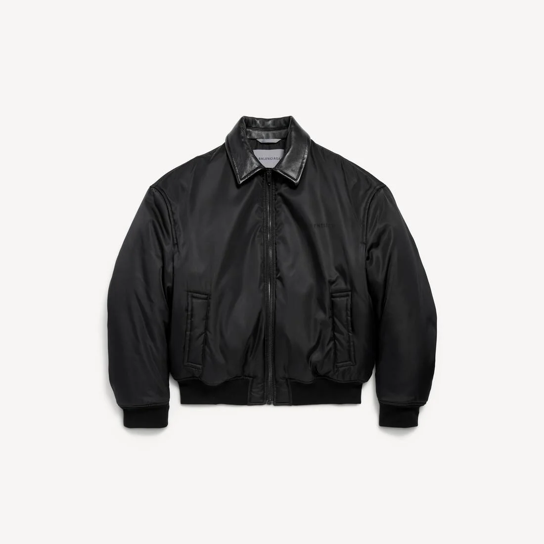 Men's Cocoon Bomber in Black - 1