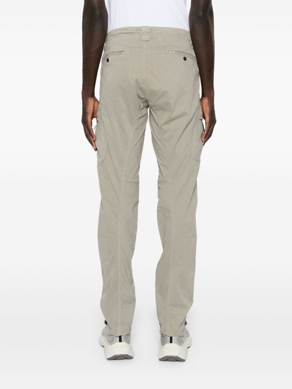 Lens tapered-leg cargo trousers - 4