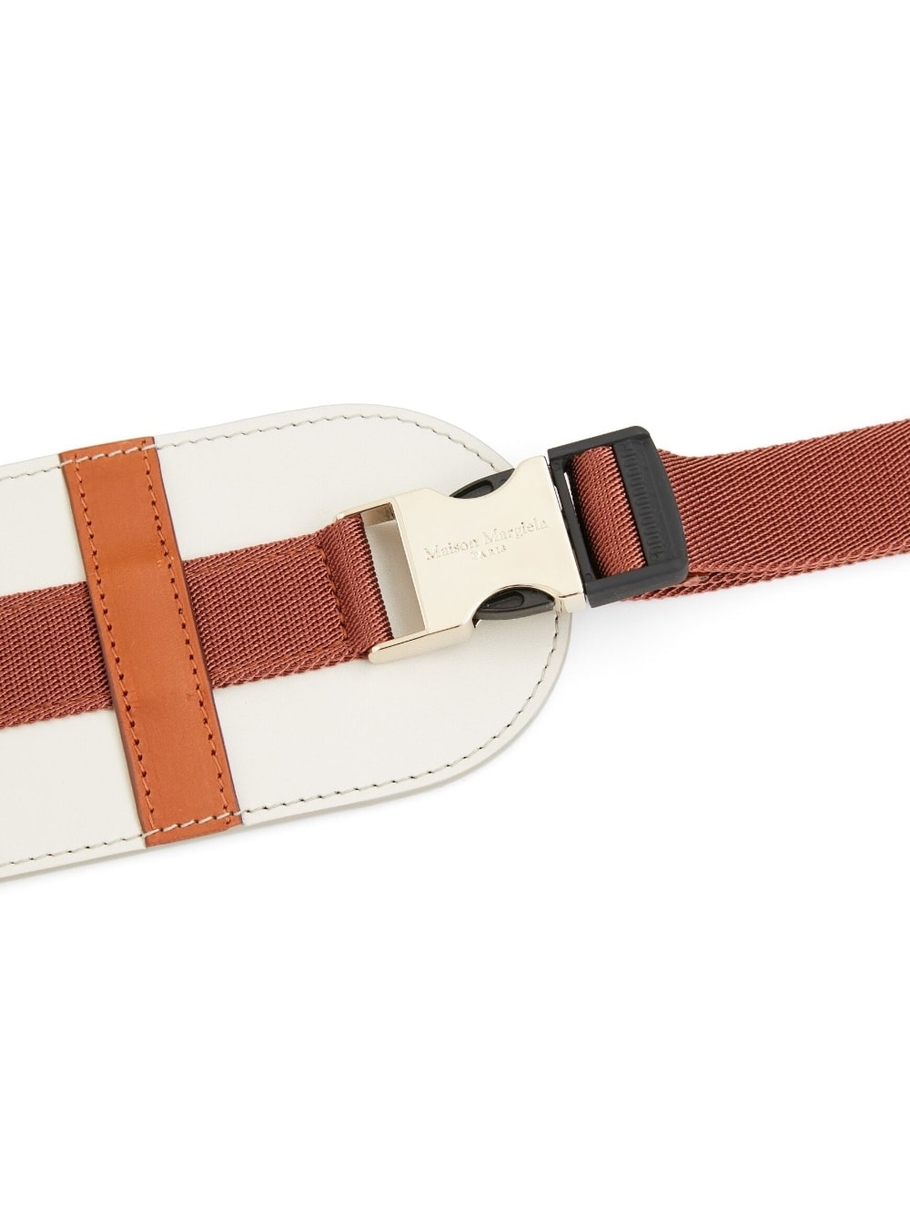 two-tone leather strap - 2