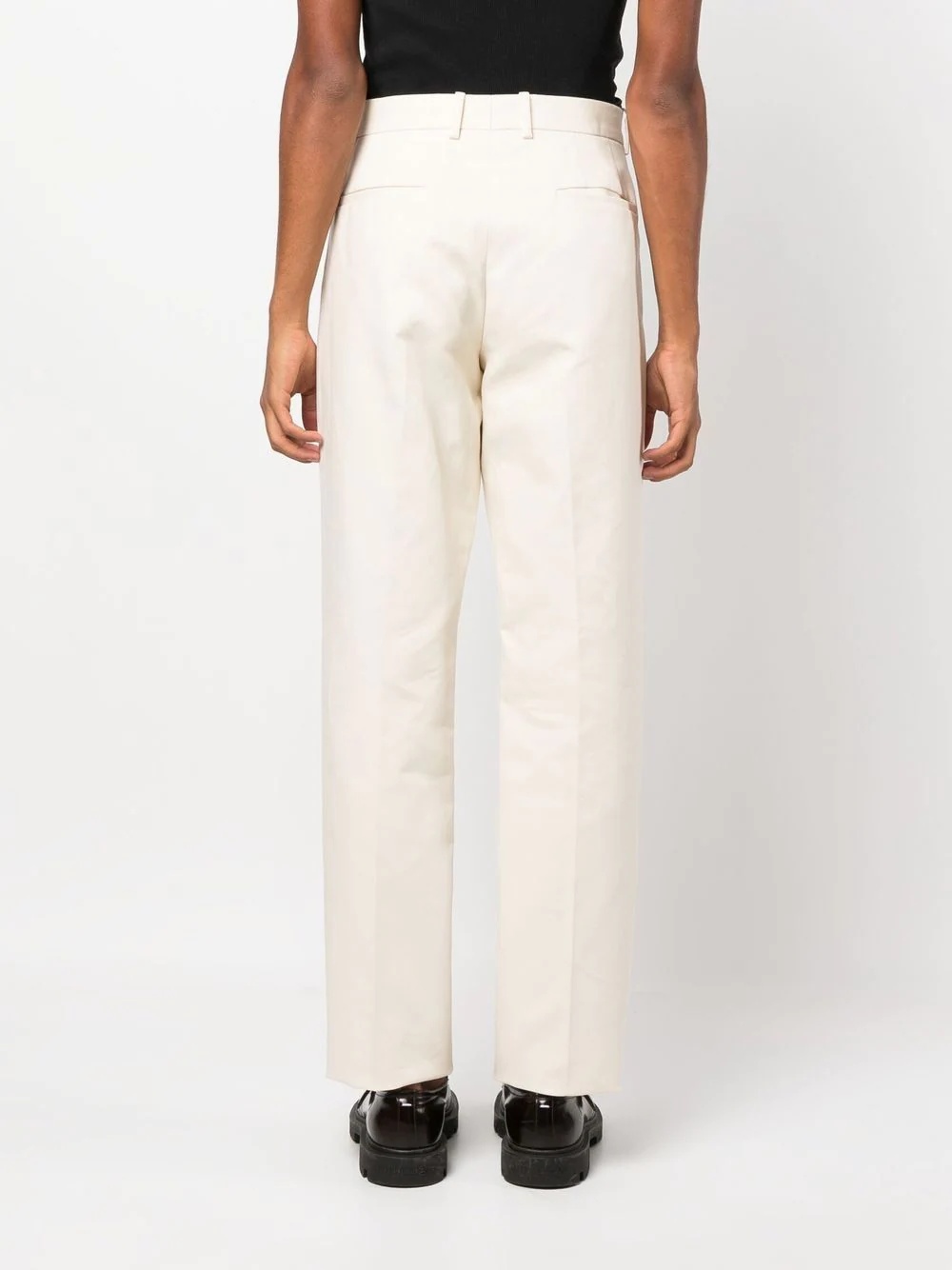 tailored straight-leg trousers - 3