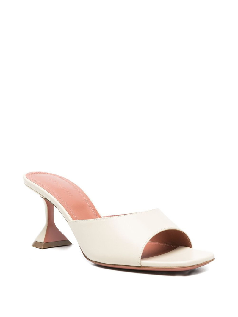 Amina Muaddi 70mm Lupita heeled mules outlook