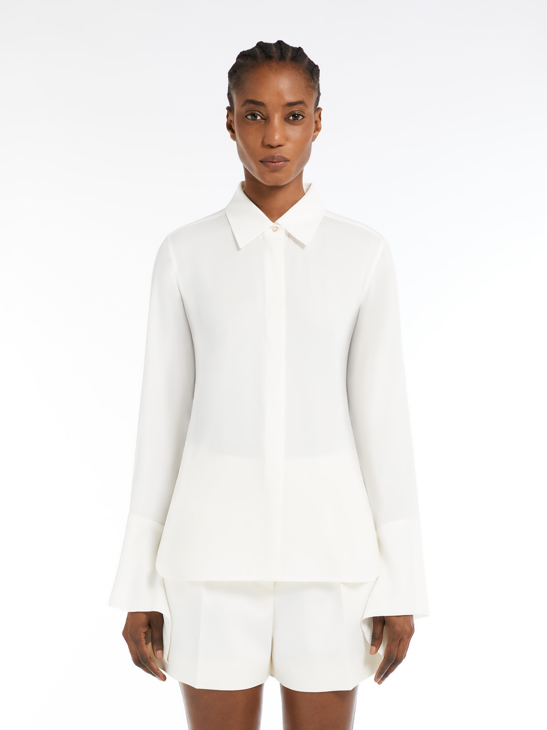 GRECIA Silk charmeuse shirt - 3
