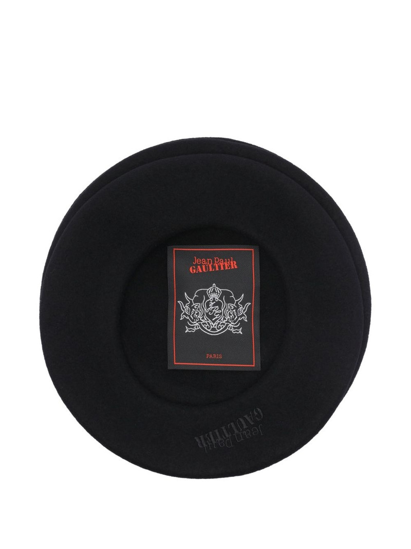 Jean Paul Gaultier triple-layered beret outlook