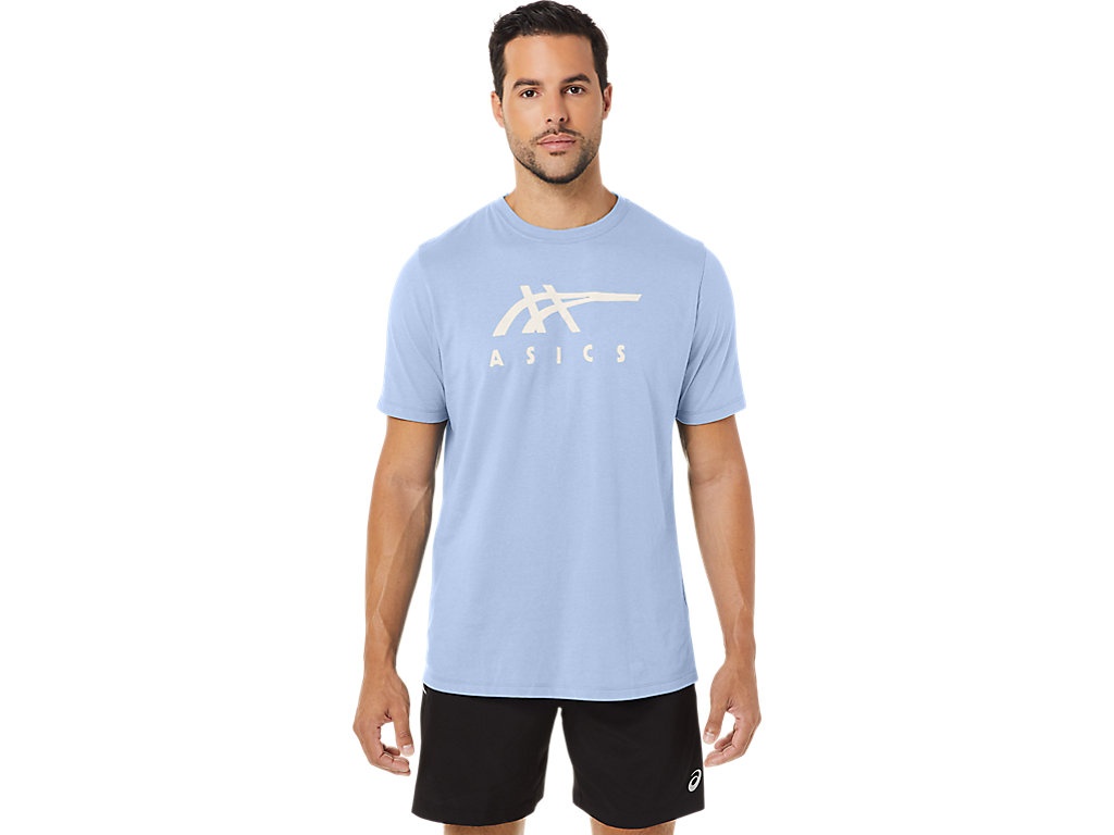 ASICS STRIPE SHORT SLEEVE TEE - 1