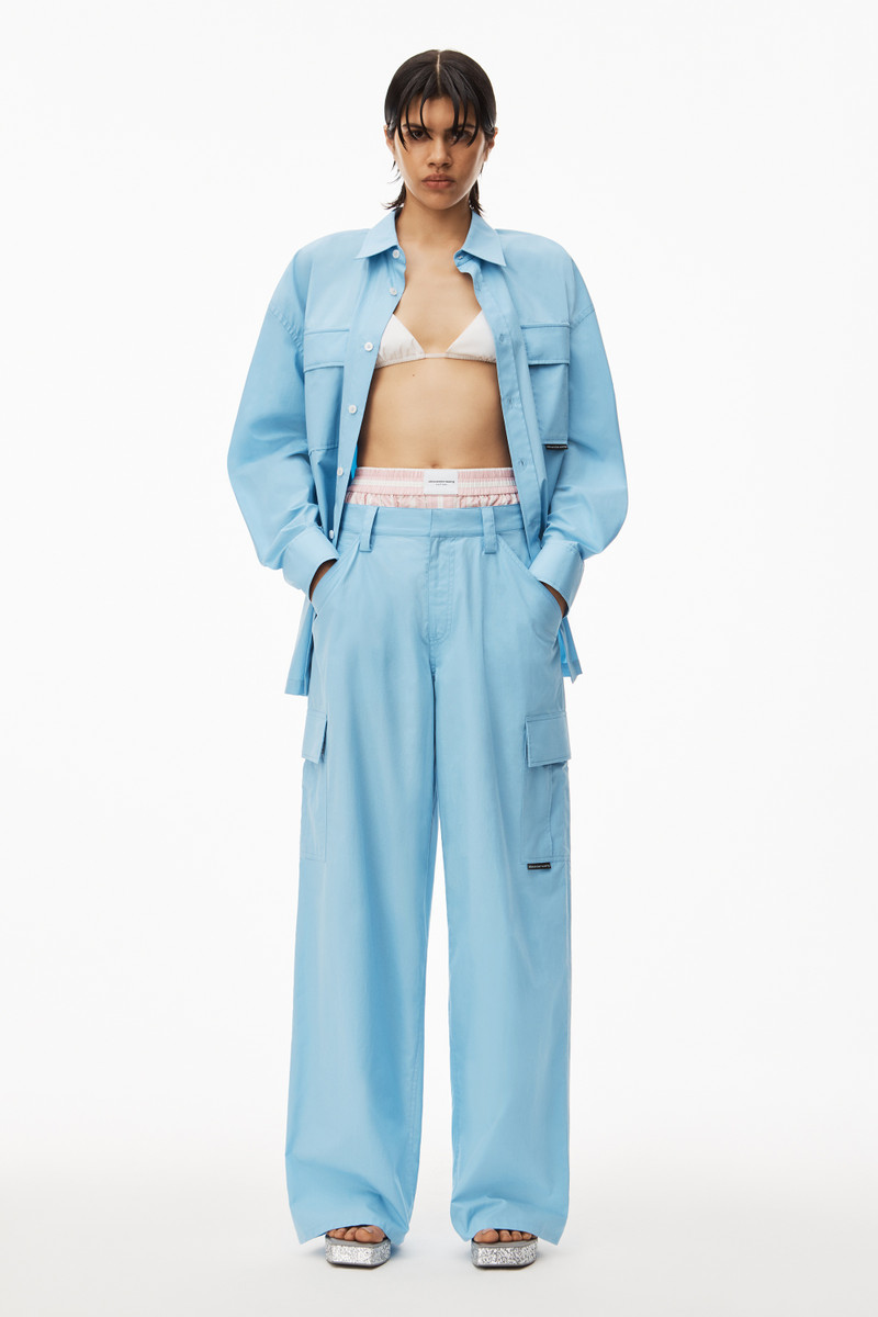 Alexander Wang CARGO PANTS IN COMPACT COTTON outlook