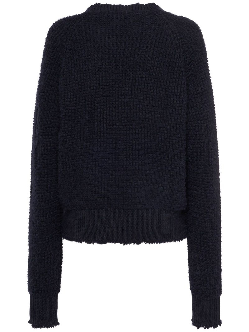 Wool crewneck sweater - 4