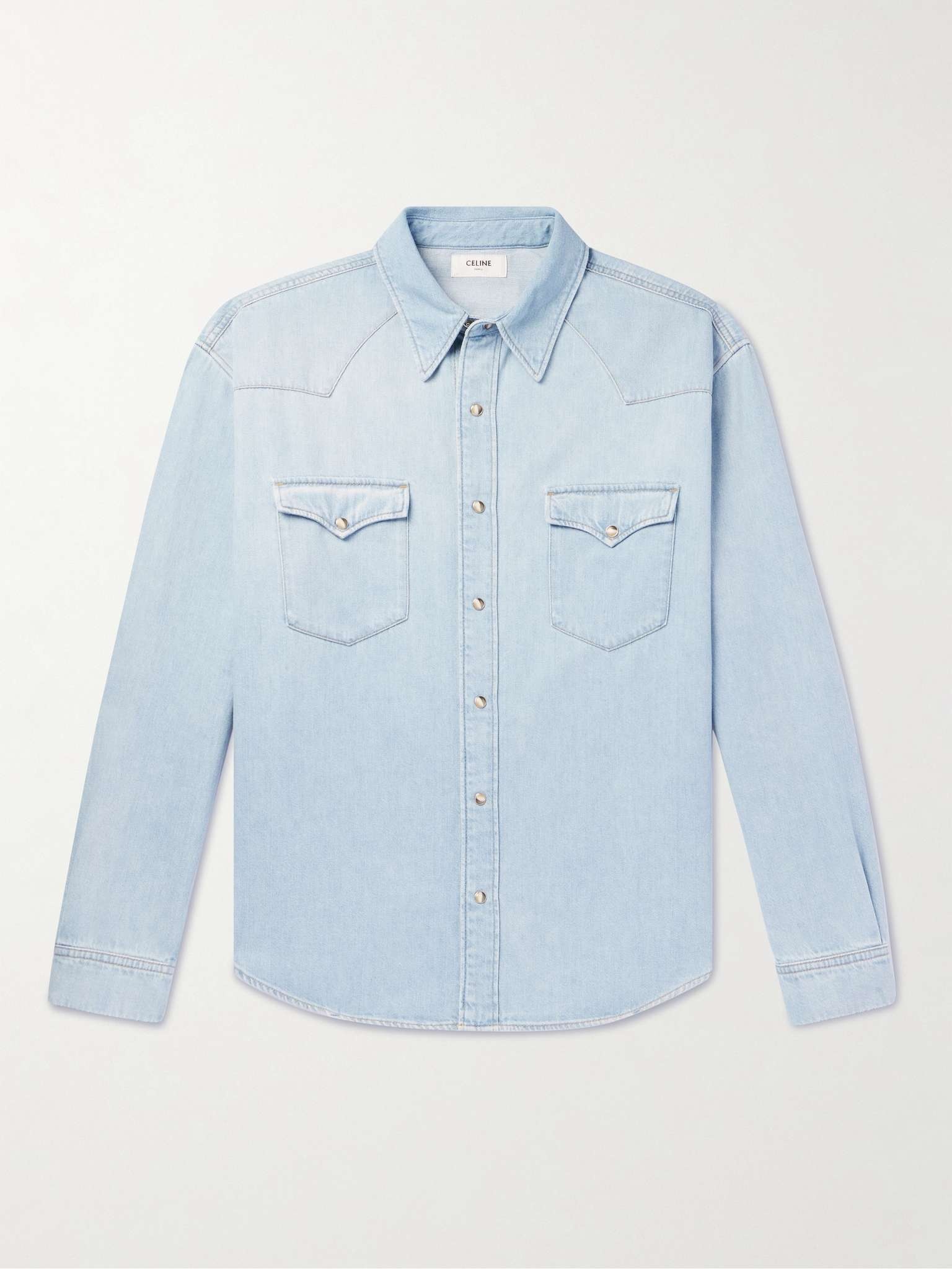 CELINE Denim Western Shirt | mrporter | REVERSIBLE